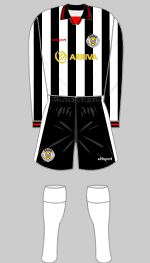 St Mirren 1998-99 kit