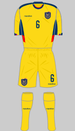 ecuador 2022 world cup yellow kit